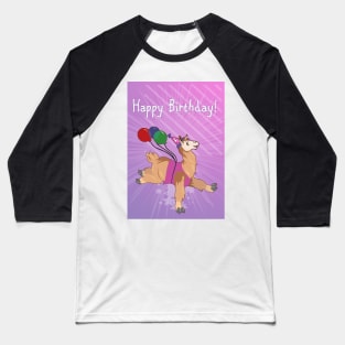 Happy Birthday Llama Baseball T-Shirt